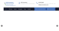 Desktop Screenshot of cscconsulenze.com